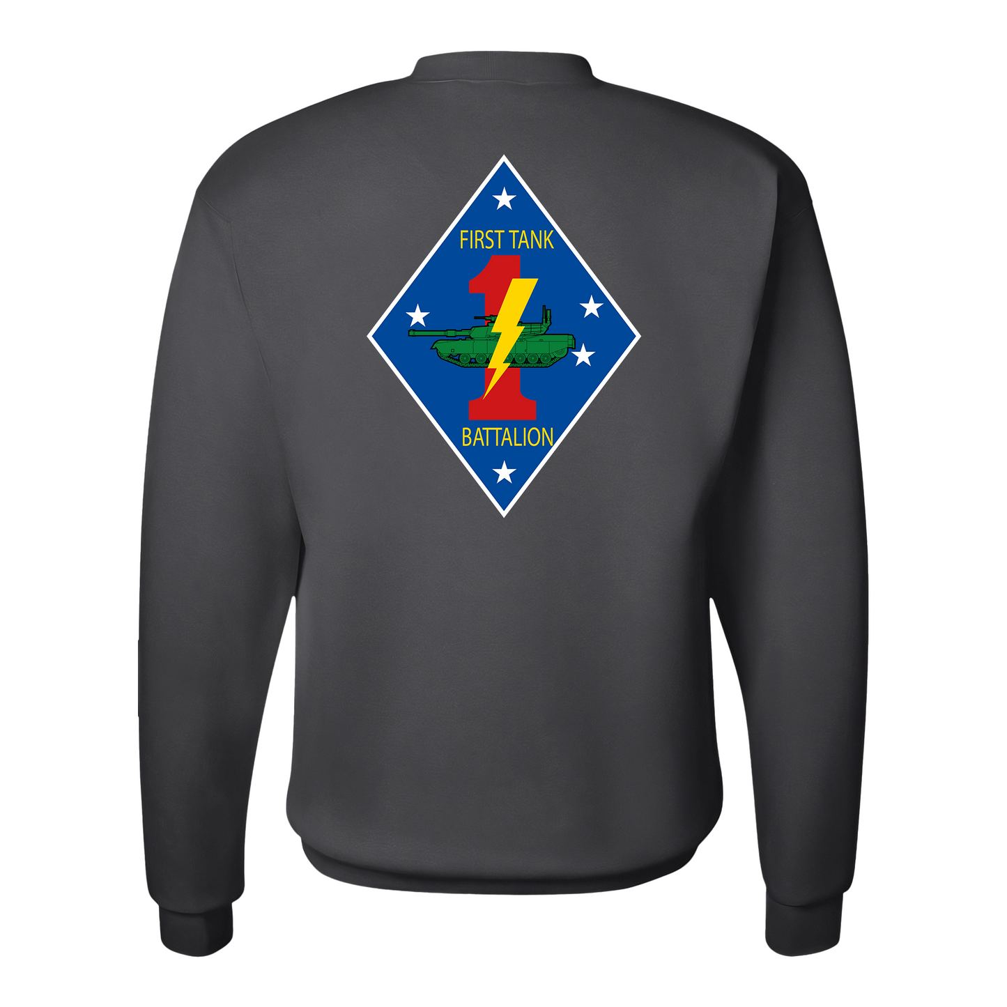 1st Tank Battalion Unit "1st Tanks", USMC Sweatshirt
