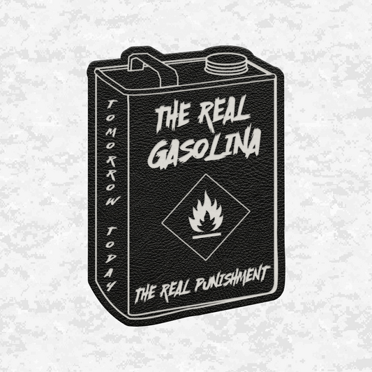 The Real Gasolina | Leather Patch | Velcro Backed