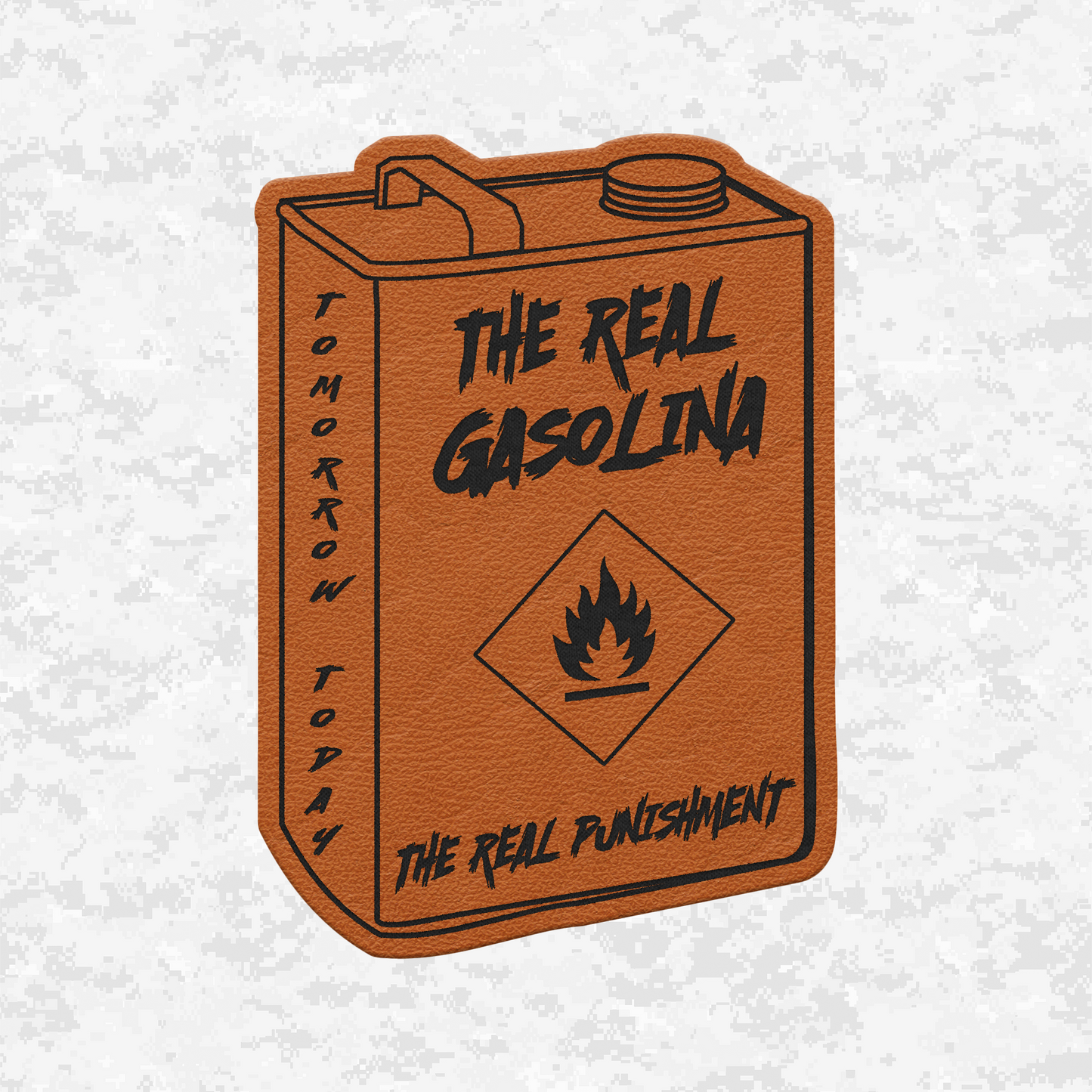 The Real Gasolina | Leather Patch | Velcro Backed