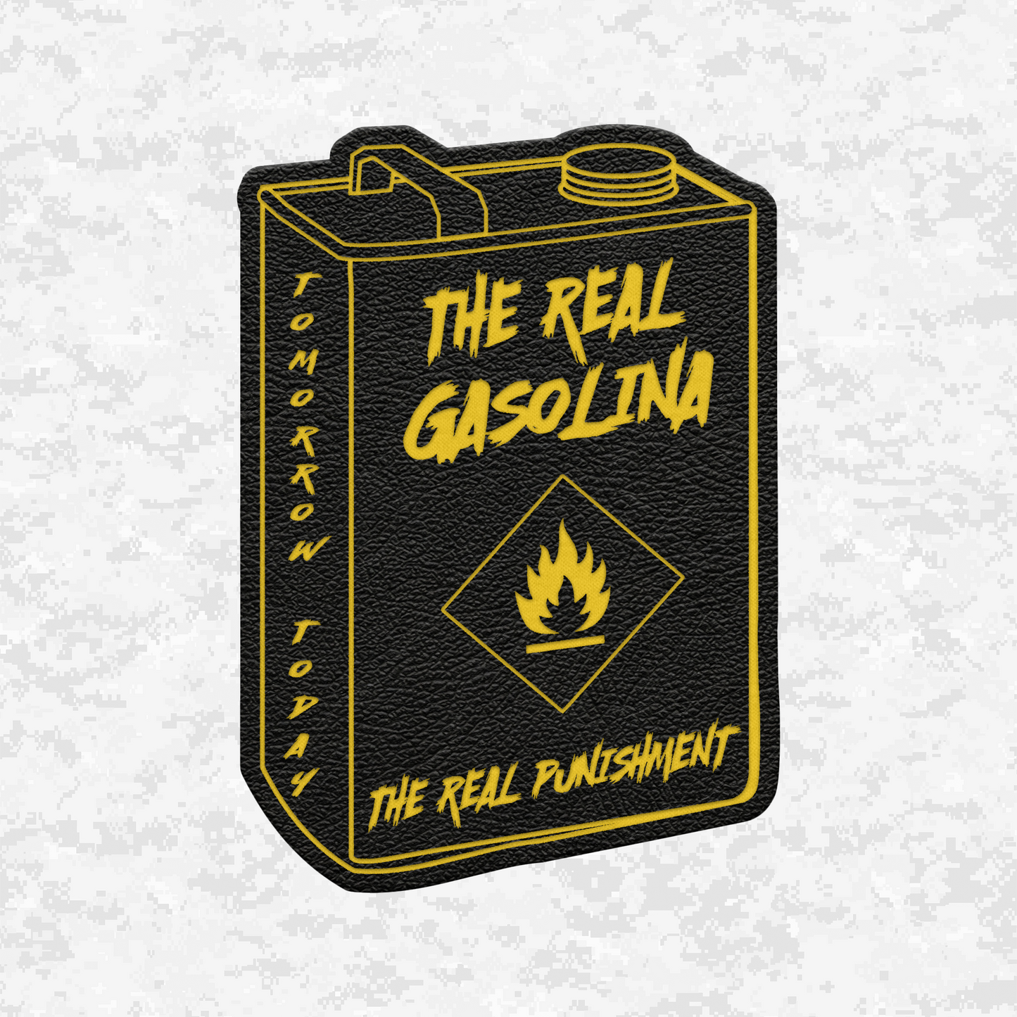 The Real Gasolina | Leather Patch | Velcro Backed