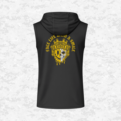Face Life with a Smile #3 | DRIFIT Sleeveless, Tank, Sleeveless Hoodie