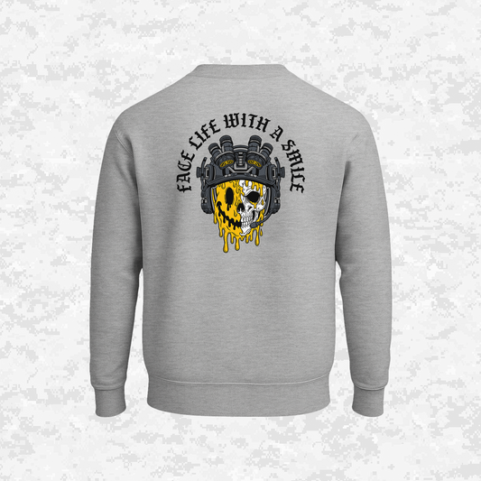 Face Life with a Smile #3 | Sweatshirt