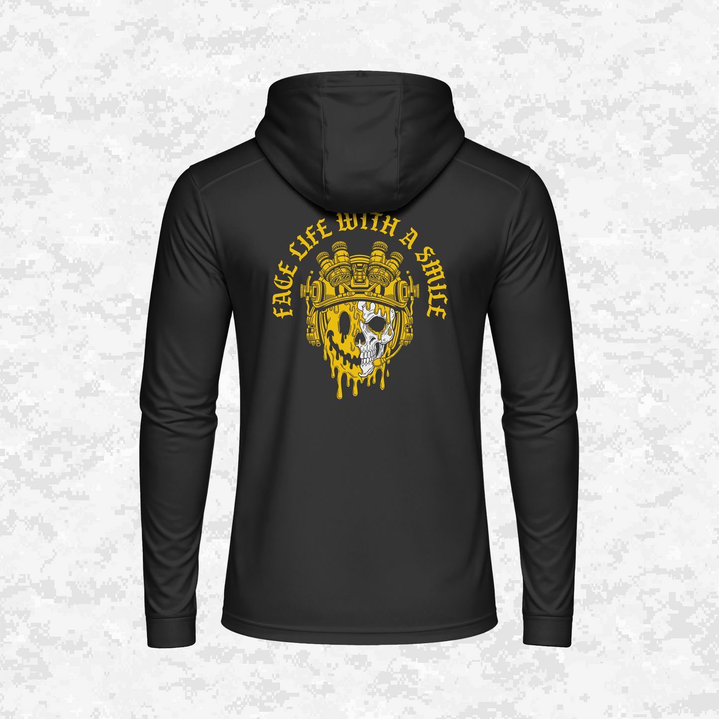 Face Life with a Smile #3 | DRIFIT Long sleeve, Hoodie