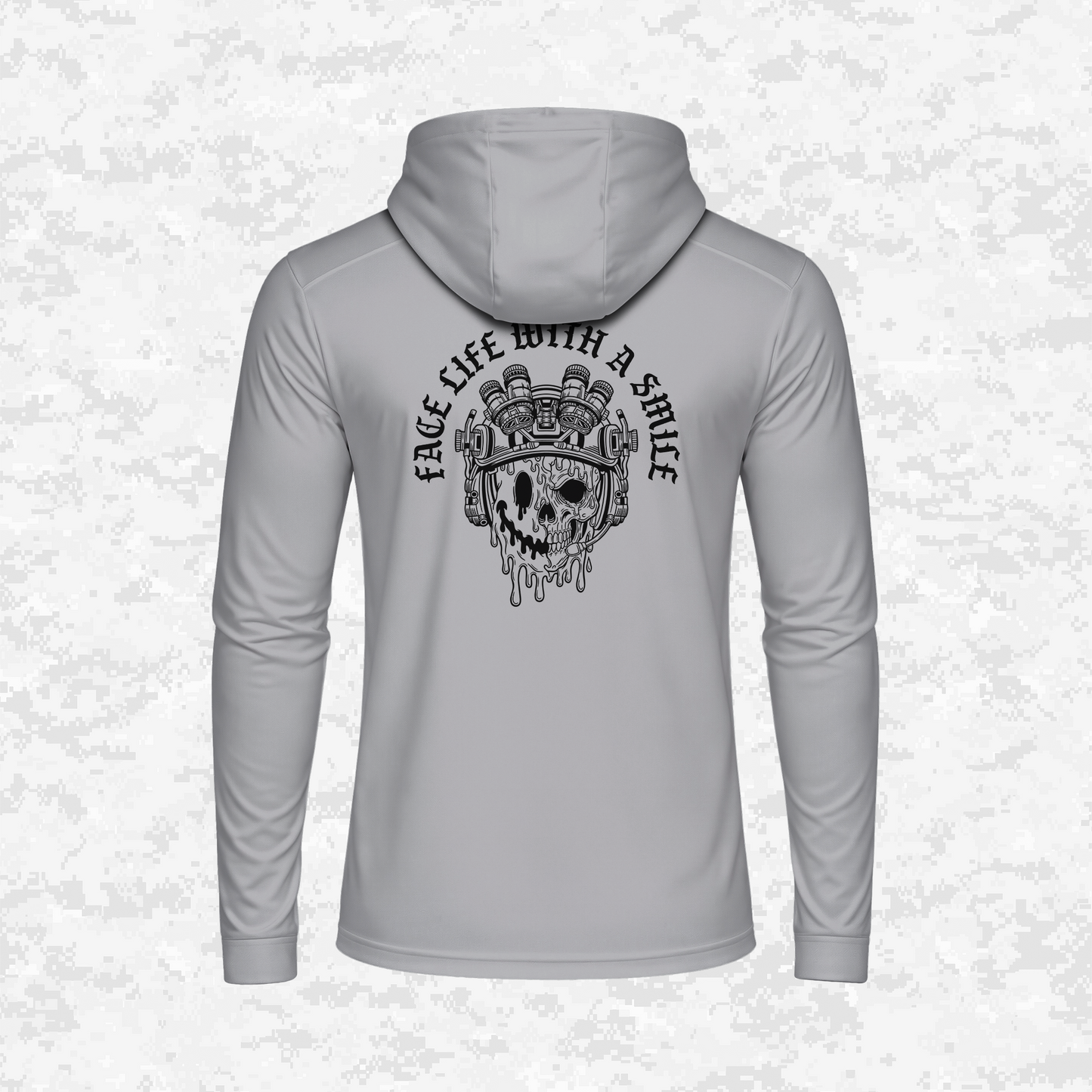 Face Life with a Smile #3 | DRIFIT Long sleeve, Hoodie
