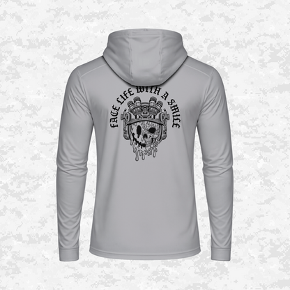Face Life with a Smile #3 | DRIFIT Long sleeve, Hoodie