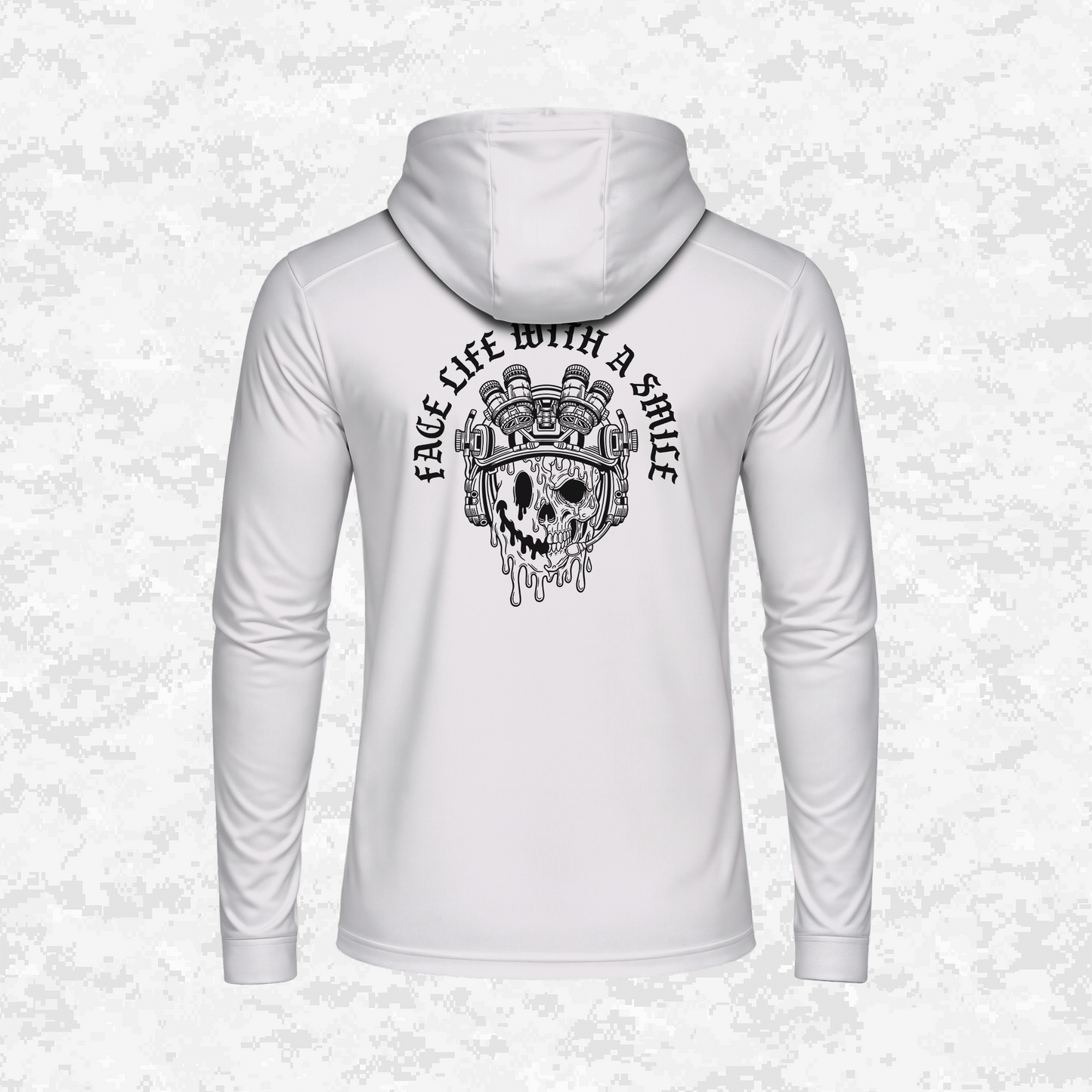 Face Life with a Smile #3 | DRIFIT Long sleeve, Hoodie