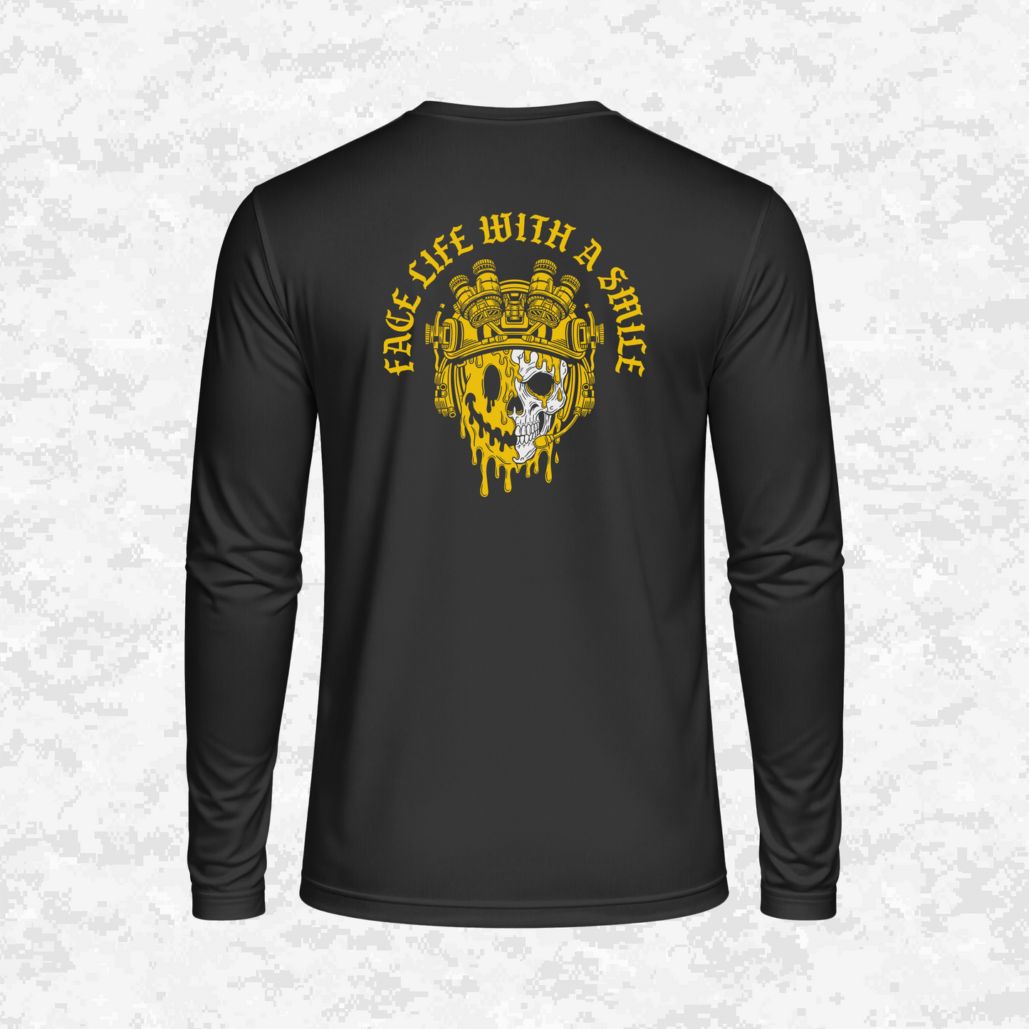 Face Life with a Smile #3 | DRIFIT Long sleeve, Hoodie