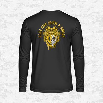 Face Life with a Smile #3 | DRIFIT Long sleeve, Hoodie