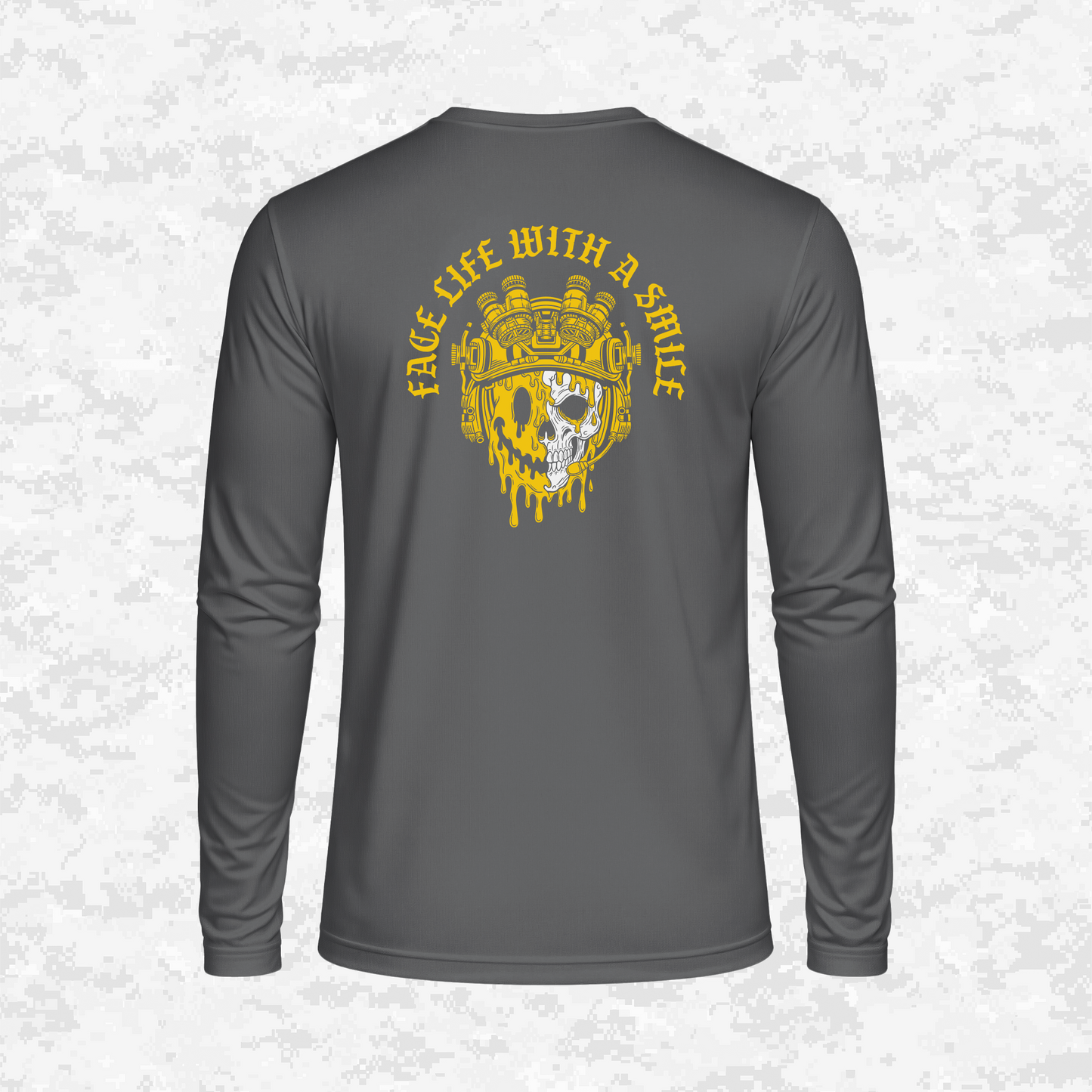 Face Life with a Smile #3 | DRIFIT Long sleeve, Hoodie