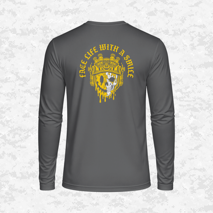 Face Life with a Smile #3 | DRIFIT Long sleeve, Hoodie