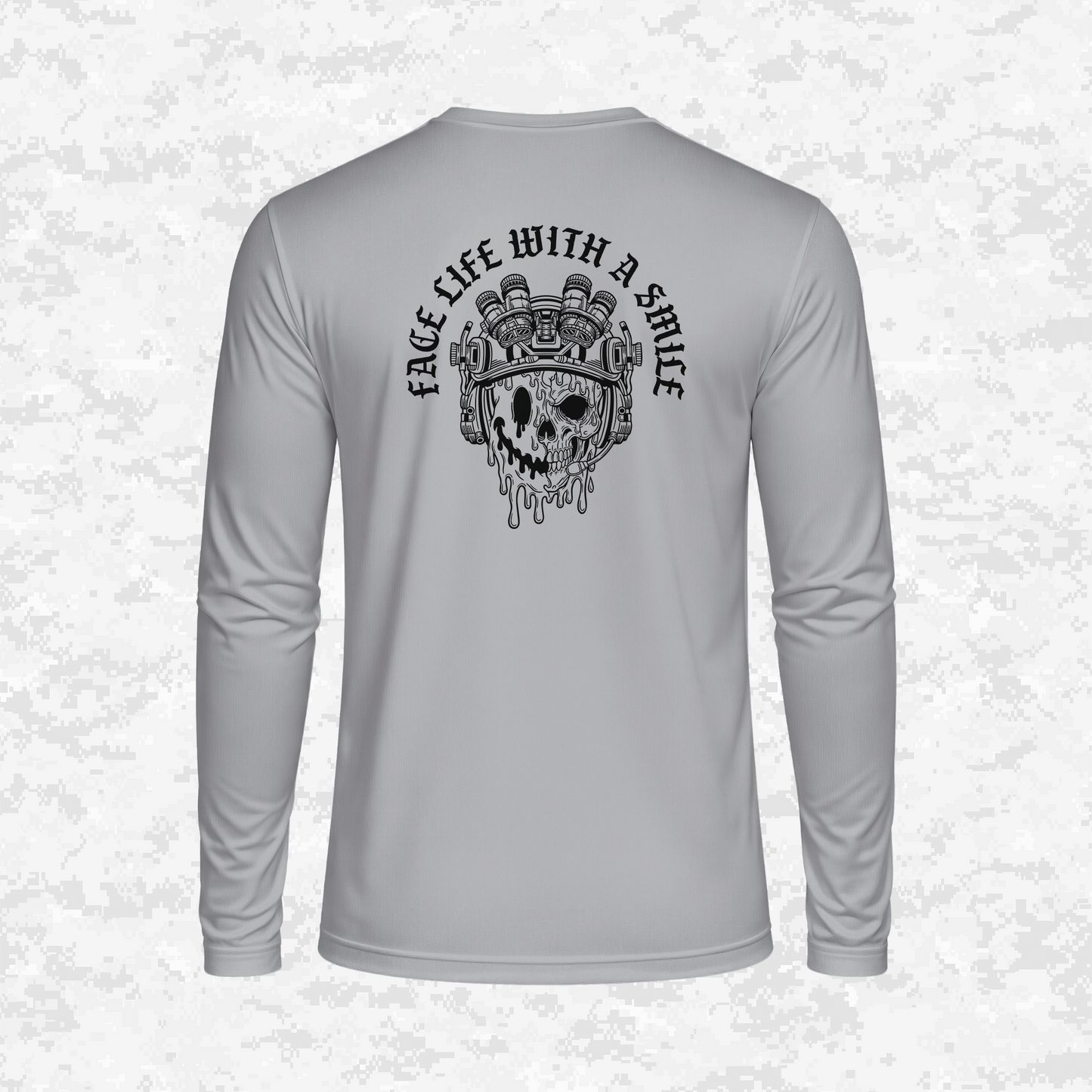 Face Life with a Smile #3 | DRIFIT Long sleeve, Hoodie