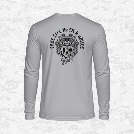 Face Life with a Smile #3 | DRIFIT Long sleeve, Hoodie