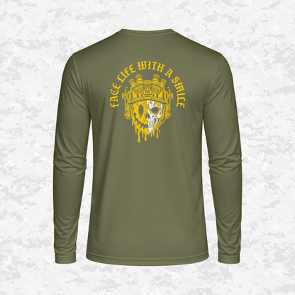 Face Life with a Smile #3 | DRIFIT Long sleeve, Hoodie