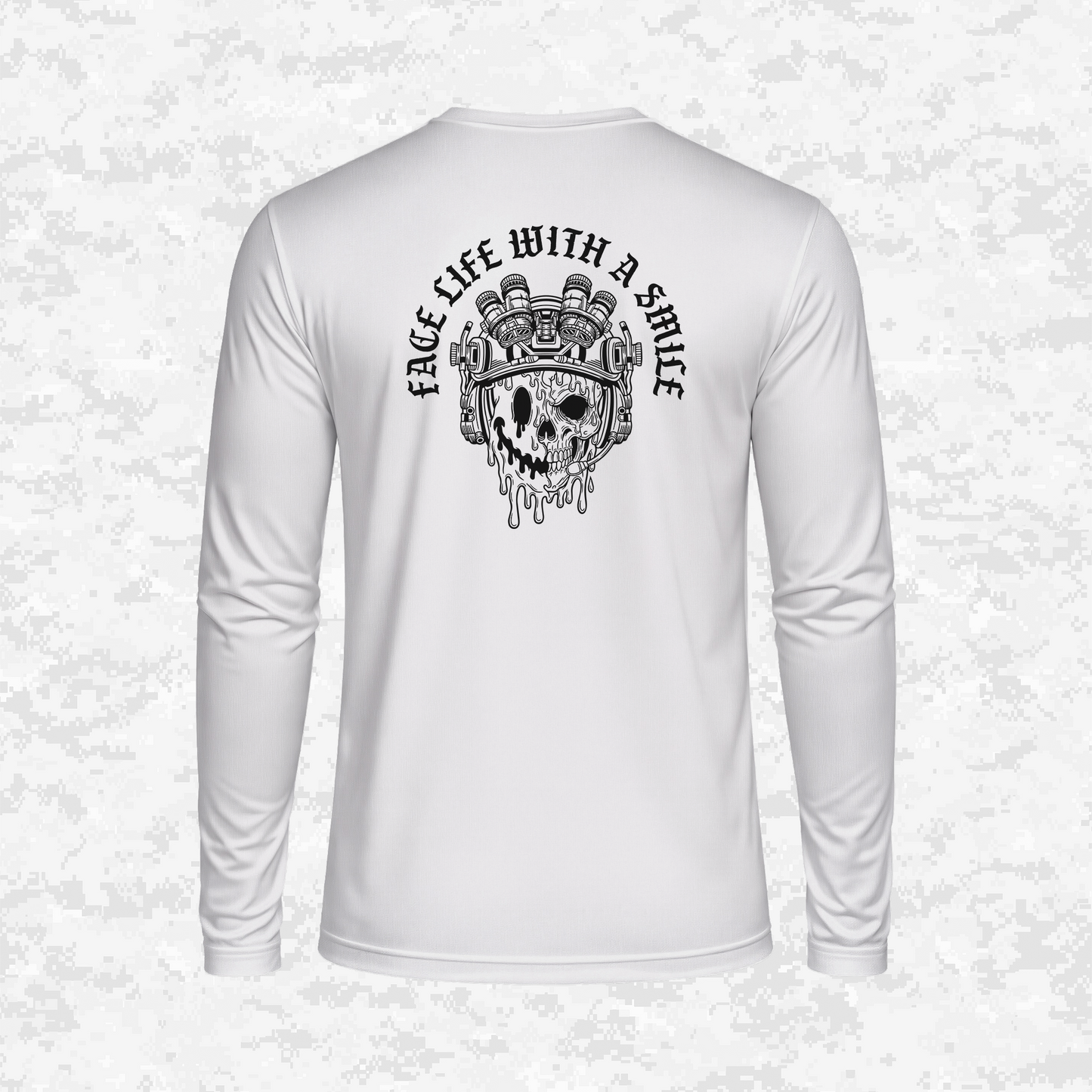 Face Life with a Smile #3 | DRIFIT Long sleeve, Hoodie
