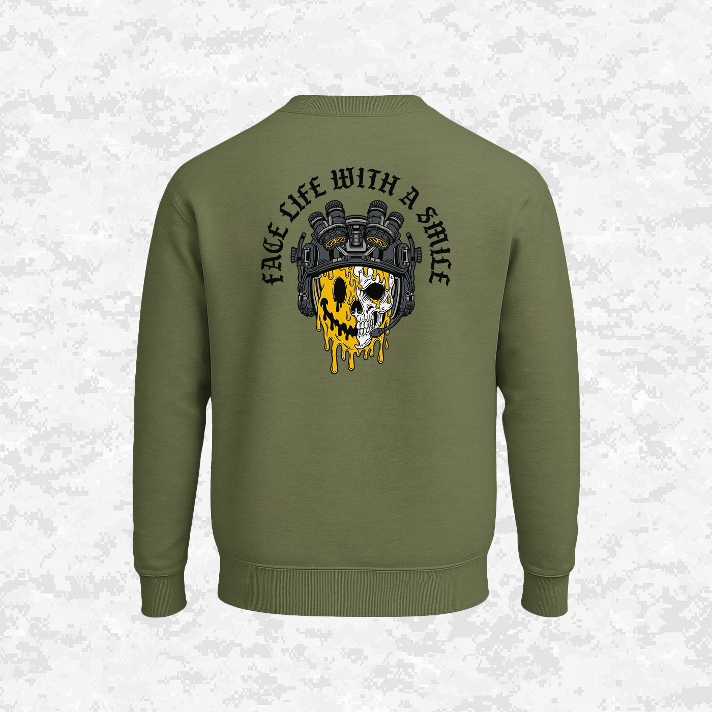 Face Life with a Smile #3 | Sweatshirt