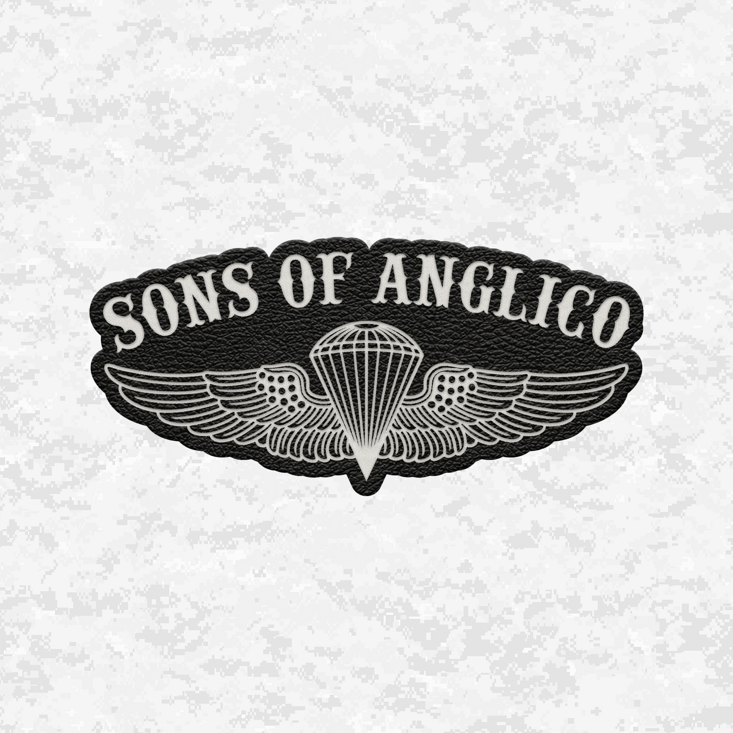 Sons of ANGLICO | Leather Patch | Velcro Backed
