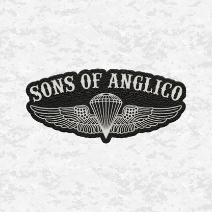 Sons of ANGLICO | Leather Patch | Velcro Backed