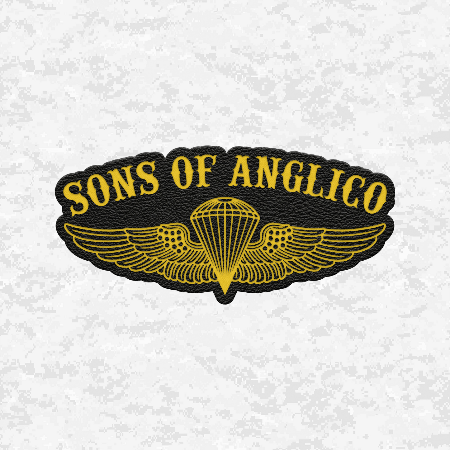 Sons of ANGLICO | Leather Patch | Velcro Backed