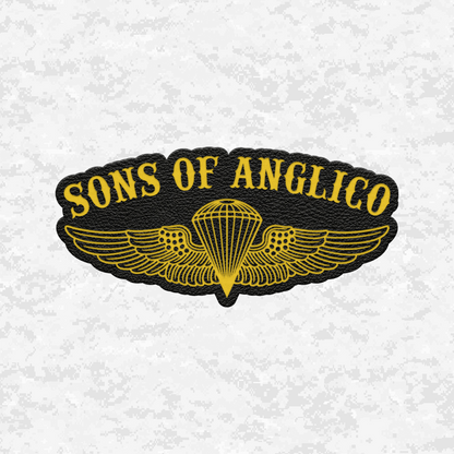 Sons of ANGLICO | Leather Patch | Velcro Backed
