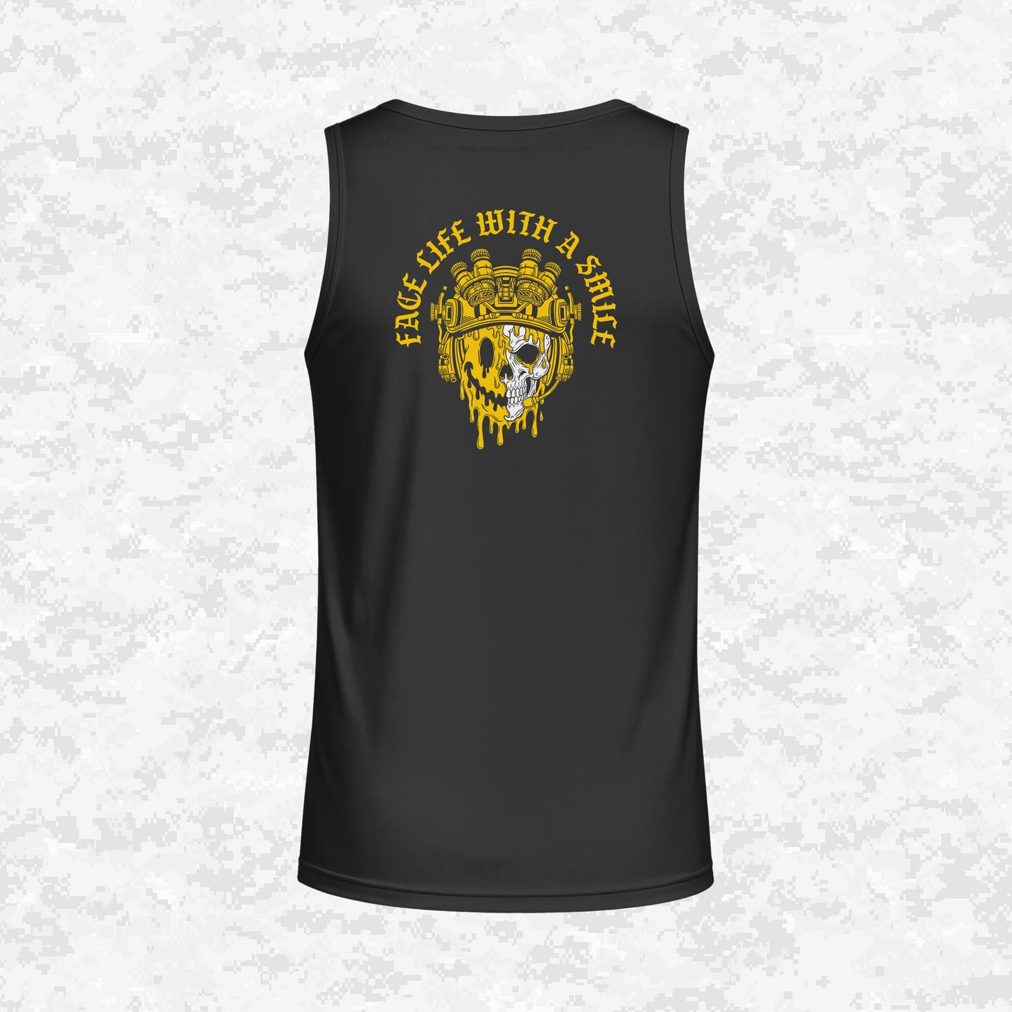 Face Life with a Smile #3 | DRIFIT Sleeveless, Tank, Sleeveless Hoodie