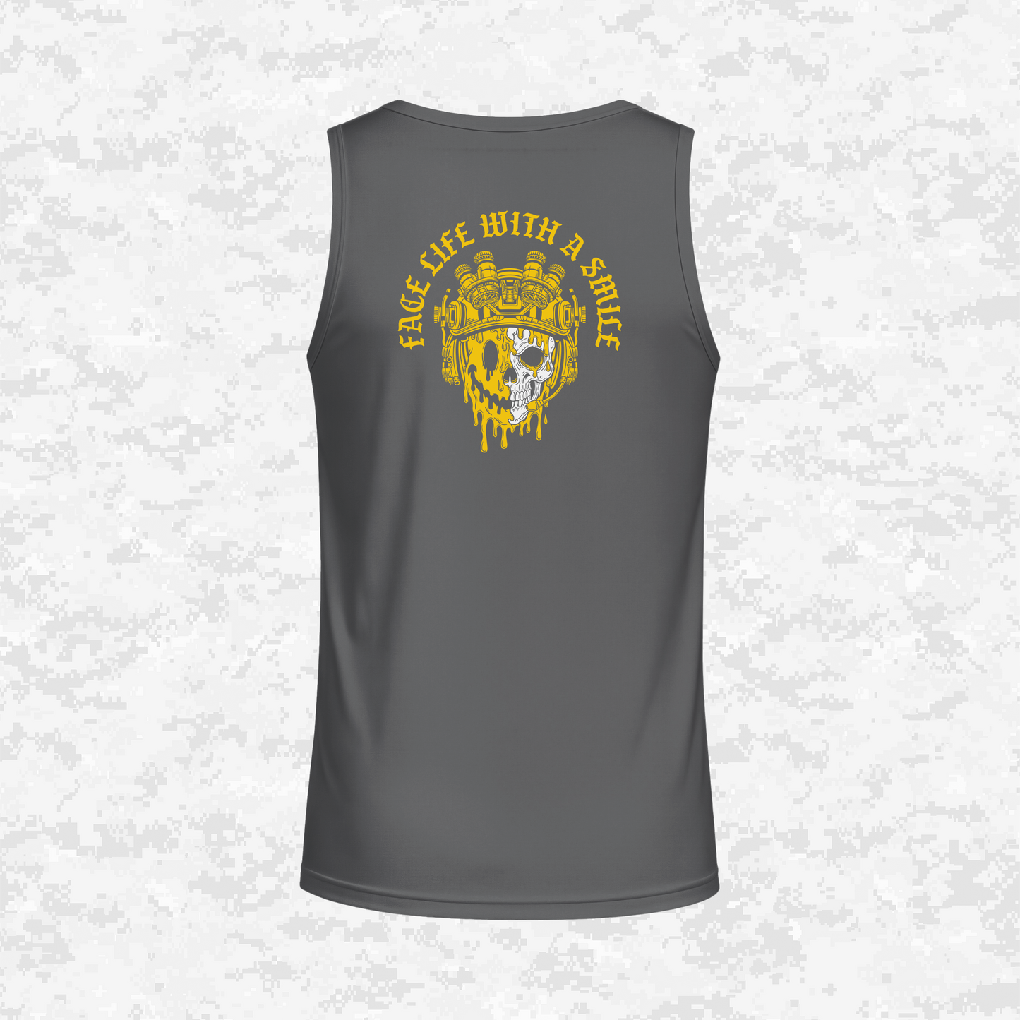 Face Life with a Smile #3 | DRIFIT Sleeveless, Tank, Sleeveless Hoodie