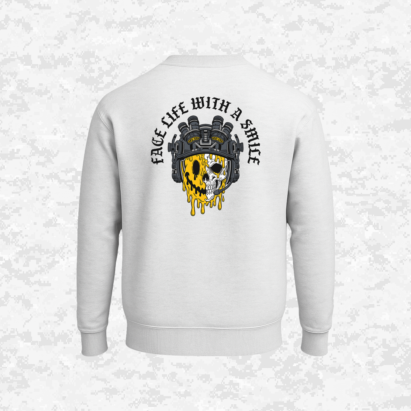 Face Life with a Smile #3 | Sweatshirt