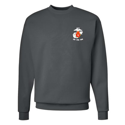 Headquarters Battalion 2nd Marine Division Unit ¨The Silent Second¨ Sweatshirts