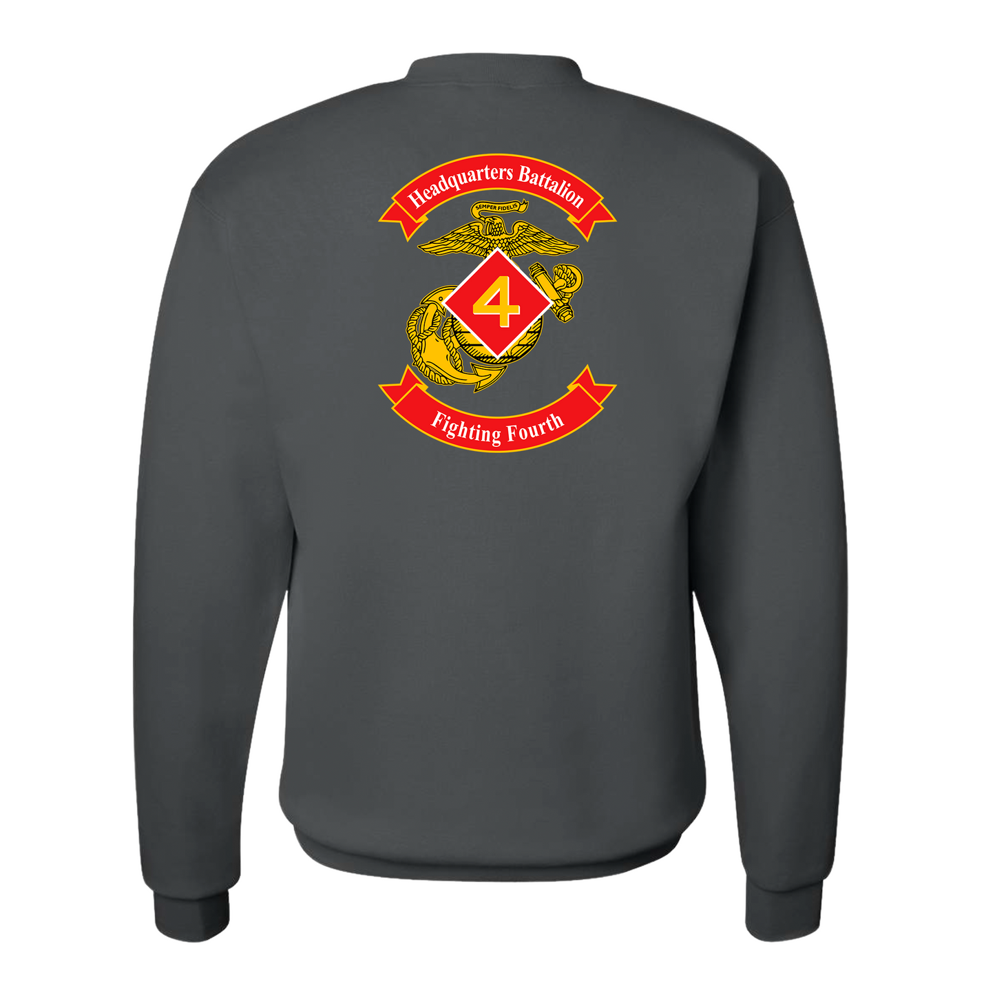 Headquarters Battalion 4th Marine Division Unit ¨Fighting Fourth¨ Sweatshirts