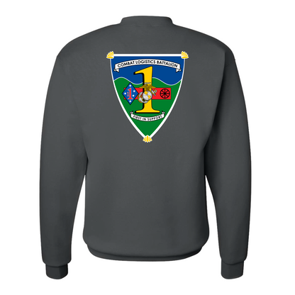 Combat Logistics Battalion 1 Unit “First in Support” Sweatshirts