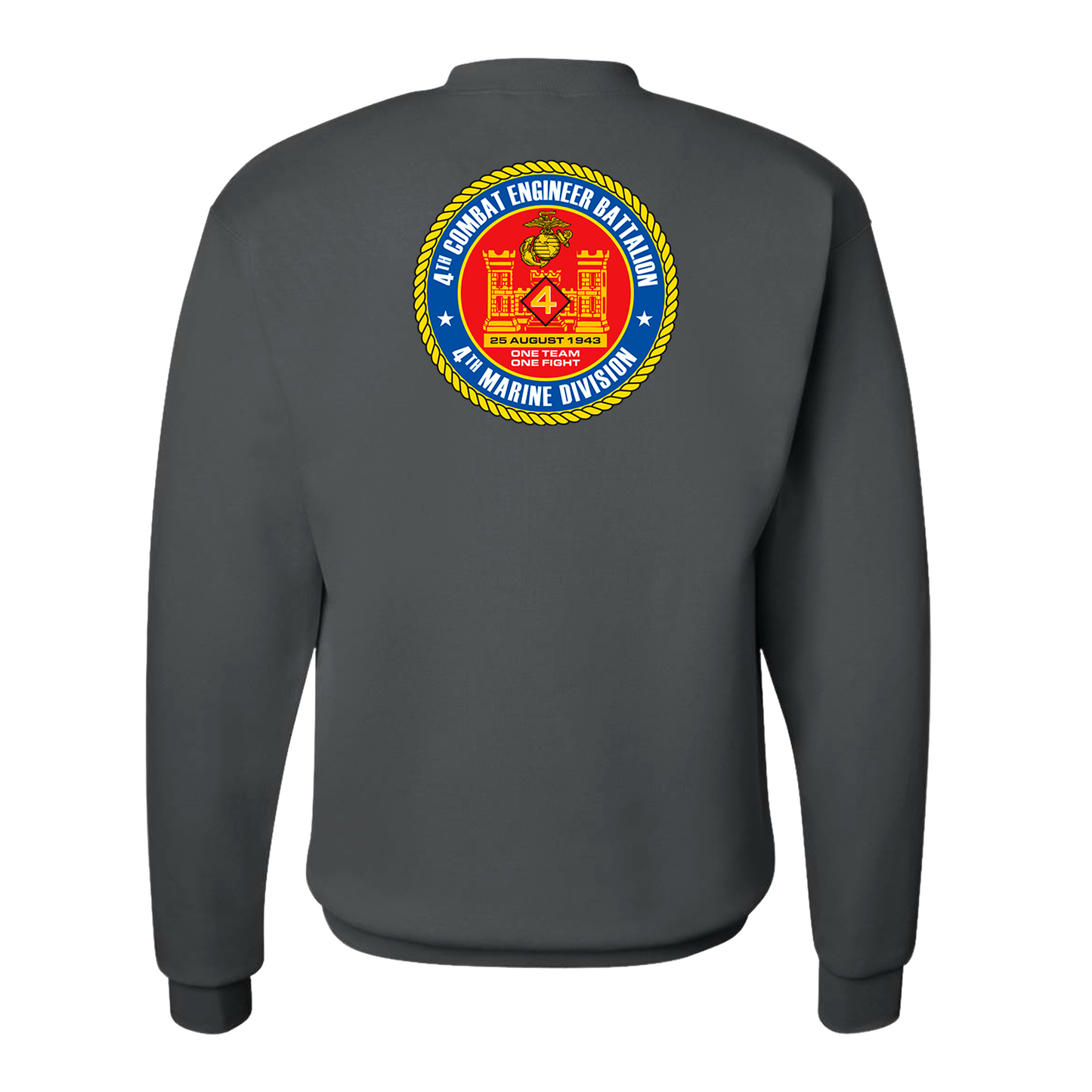 4th Combat Engineer Battalion Unit ¨One Team, One Fight¨ Sweatshirts #1