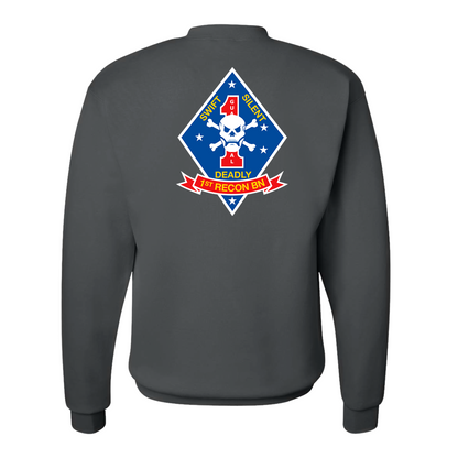 1st Reconnaissance Battalion Unit ¨Swift, Silent, Deadly¨ Sweatshirts