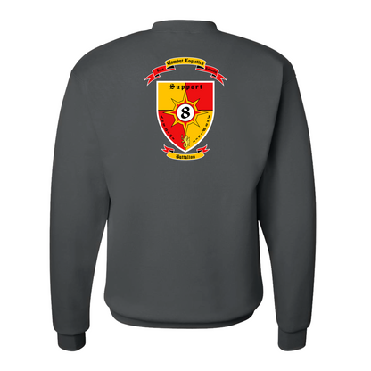 Combat Logistics Battalion 8 Unit ¨Anytime, Anyplace¨ Sweatshirts