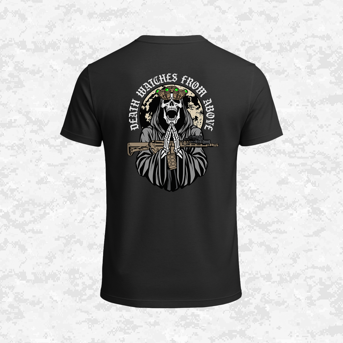 Death Watches From Above | Global Overwatch | T-shirt