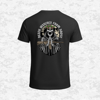 Death Watches From Above | Global Overwatch | T-shirt
