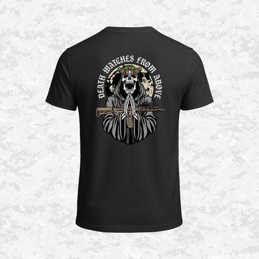 Death Watches From Above | Global Overwatch | T-shirt