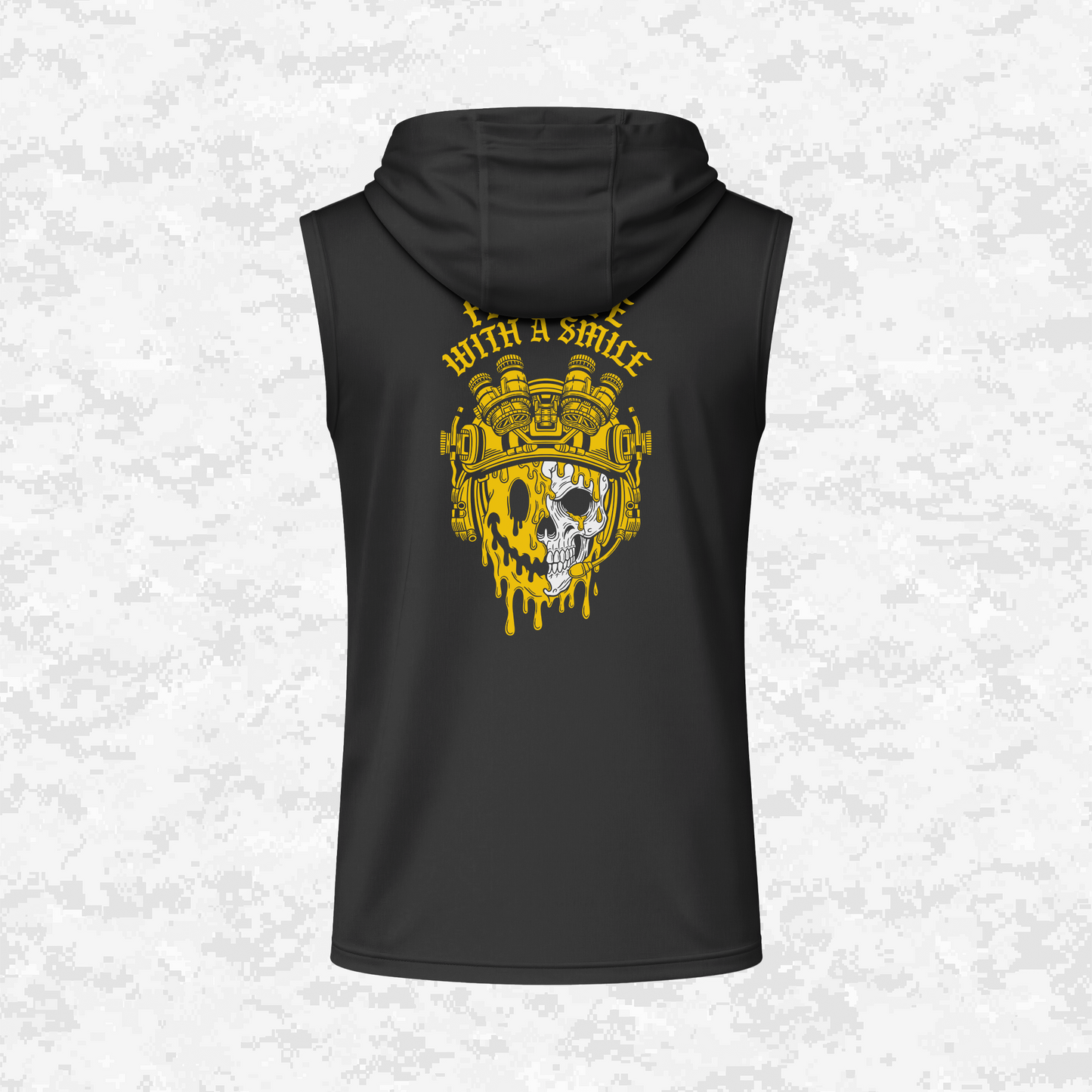 Face Life with a Smile #2 | DRIFIT Sleeveless, Tank, Sleeveless Hoodie