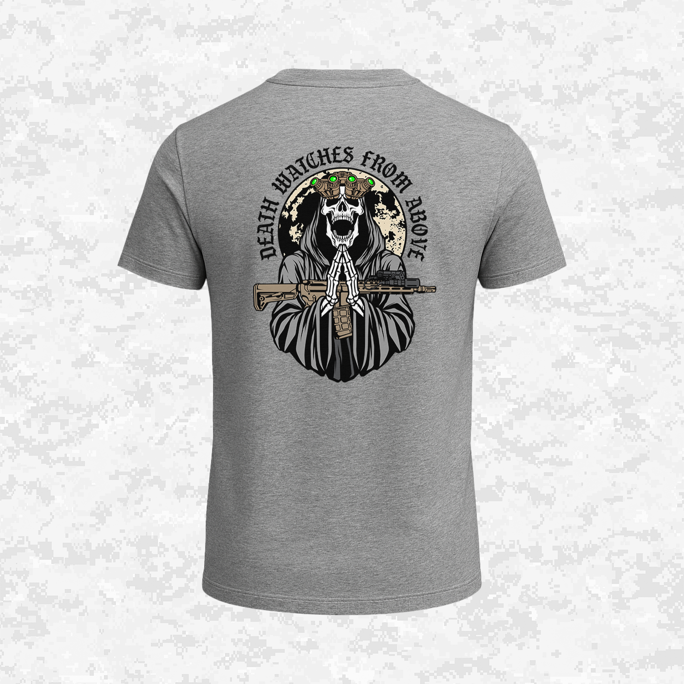 Death Watches From Above | Global Overwatch | T-shirt