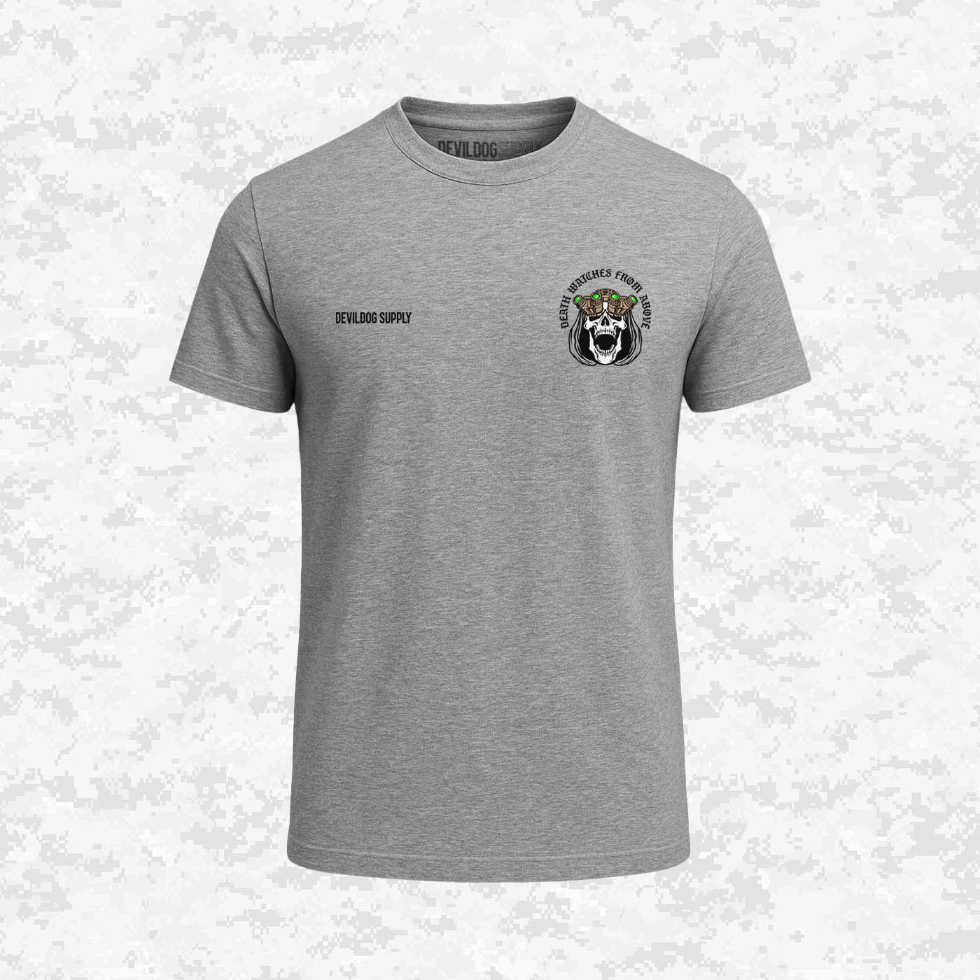 Death Watches From Above | Global Overwatch | T-shirt