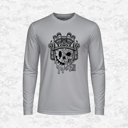 Face Life with a Smile | Tactical Skull | DRIFIT Long sleeve, Hoodie