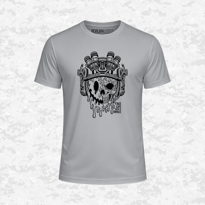 Face Life with a Smile | Tactical Skull | DRIFIT Shirt
