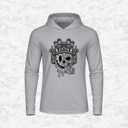 Face Life with a Smile | Tactical Skull | DRIFIT Long sleeve, Hoodie