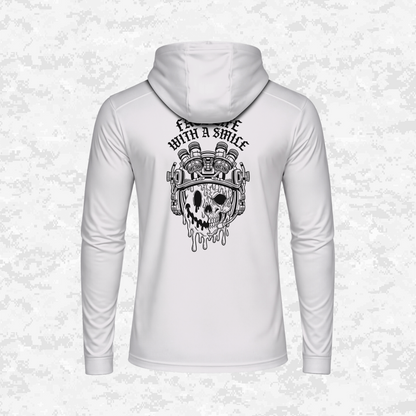 Face Life with a Smile #2 | DRIFIT Long sleeve, Hoodie