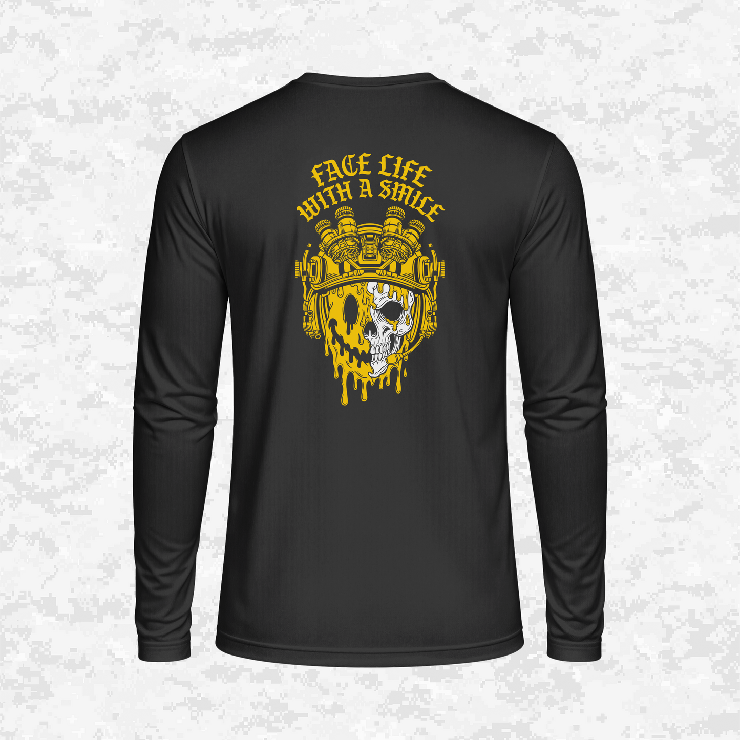Face Life with a Smile #2 | DRIFIT Long sleeve, Hoodie