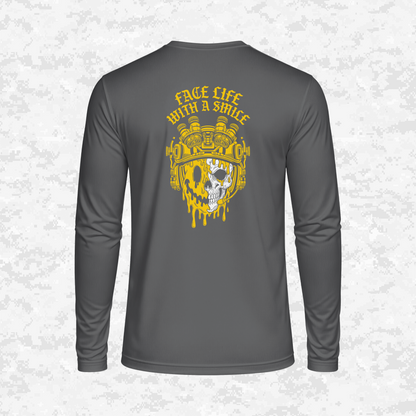 Face Life with a Smile #2 | DRIFIT Long sleeve, Hoodie