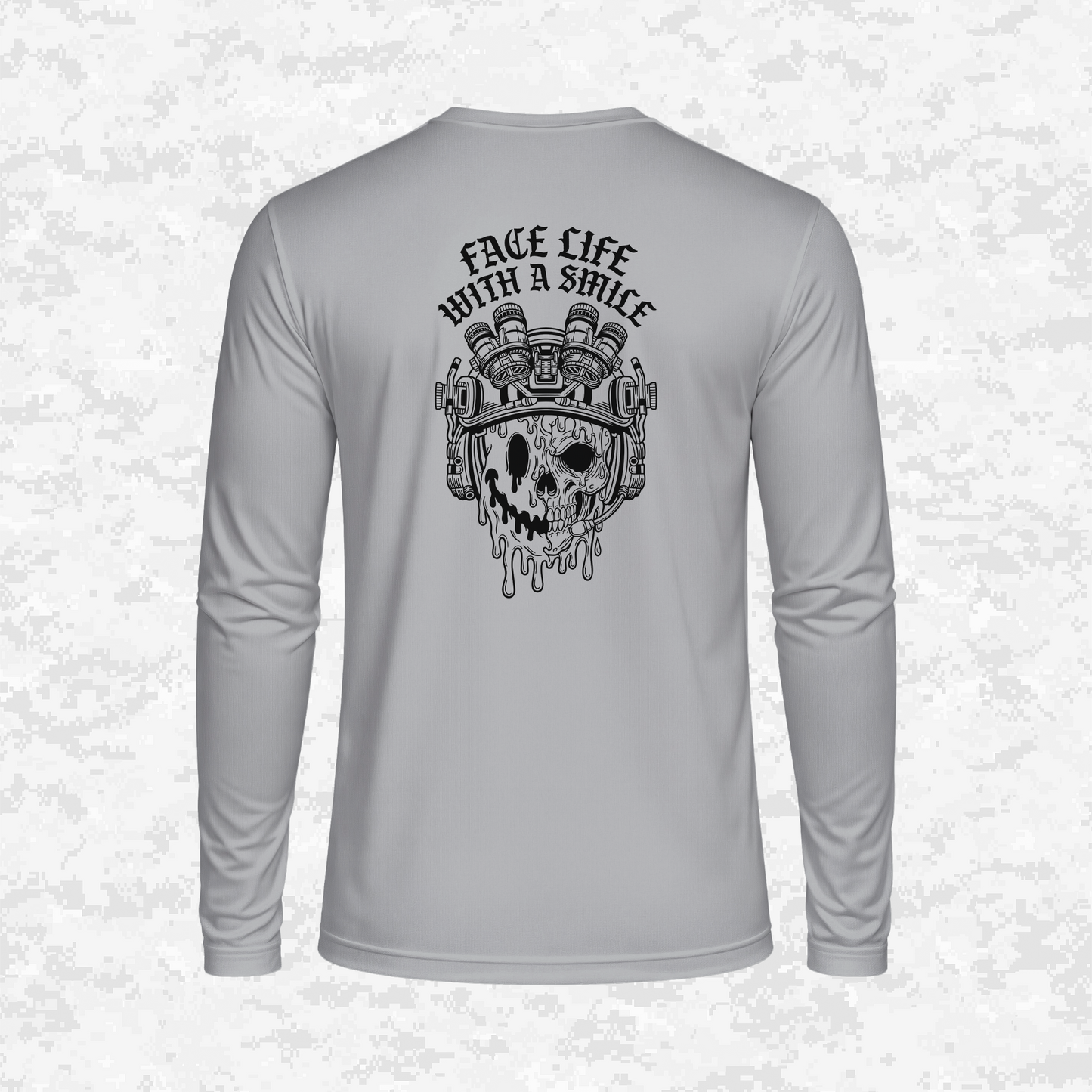 Face Life with a Smile #2 | DRIFIT Long sleeve, Hoodie