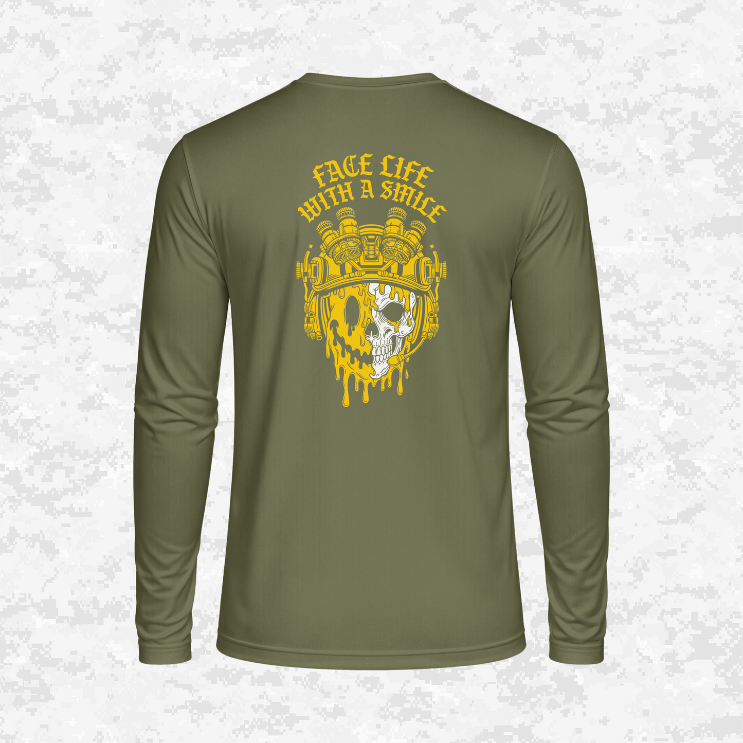 Face Life with a Smile #2 | DRIFIT Long sleeve, Hoodie