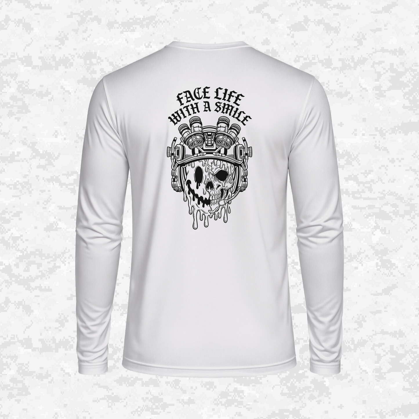 Face Life with a Smile #2 | DRIFIT Long sleeve, Hoodie