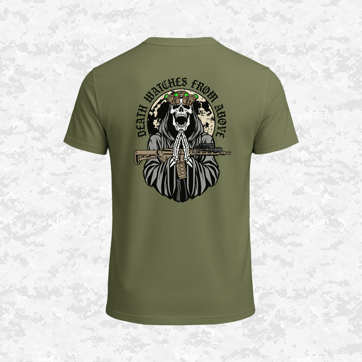 Death Watches From Above | Global Overwatch | T-shirt