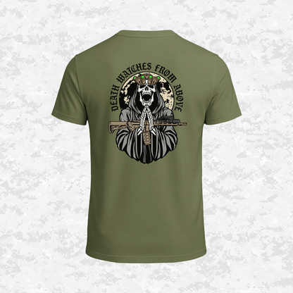 Death Watches From Above | Global Overwatch | T-shirt