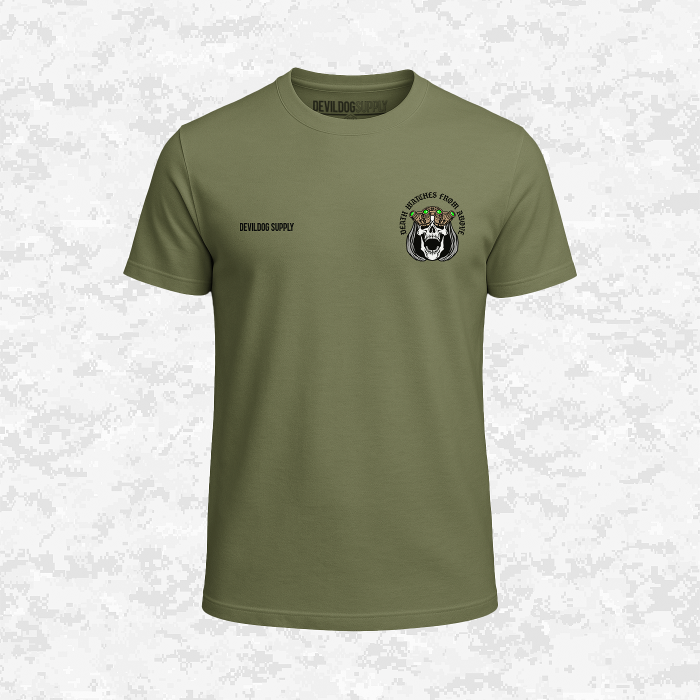 Death Watches From Above | Global Overwatch | T-shirt